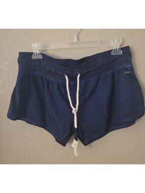 Beach by Exist ladies Cotton Navy Blue Dama Shorts M NEW Cover Up
